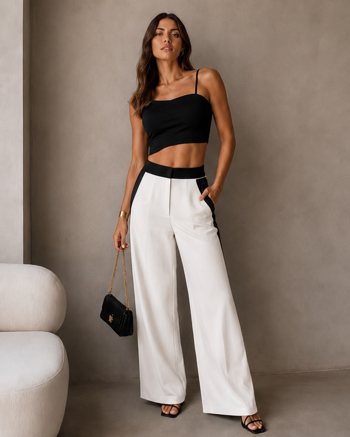 CANNES PANTS OFF WHITE