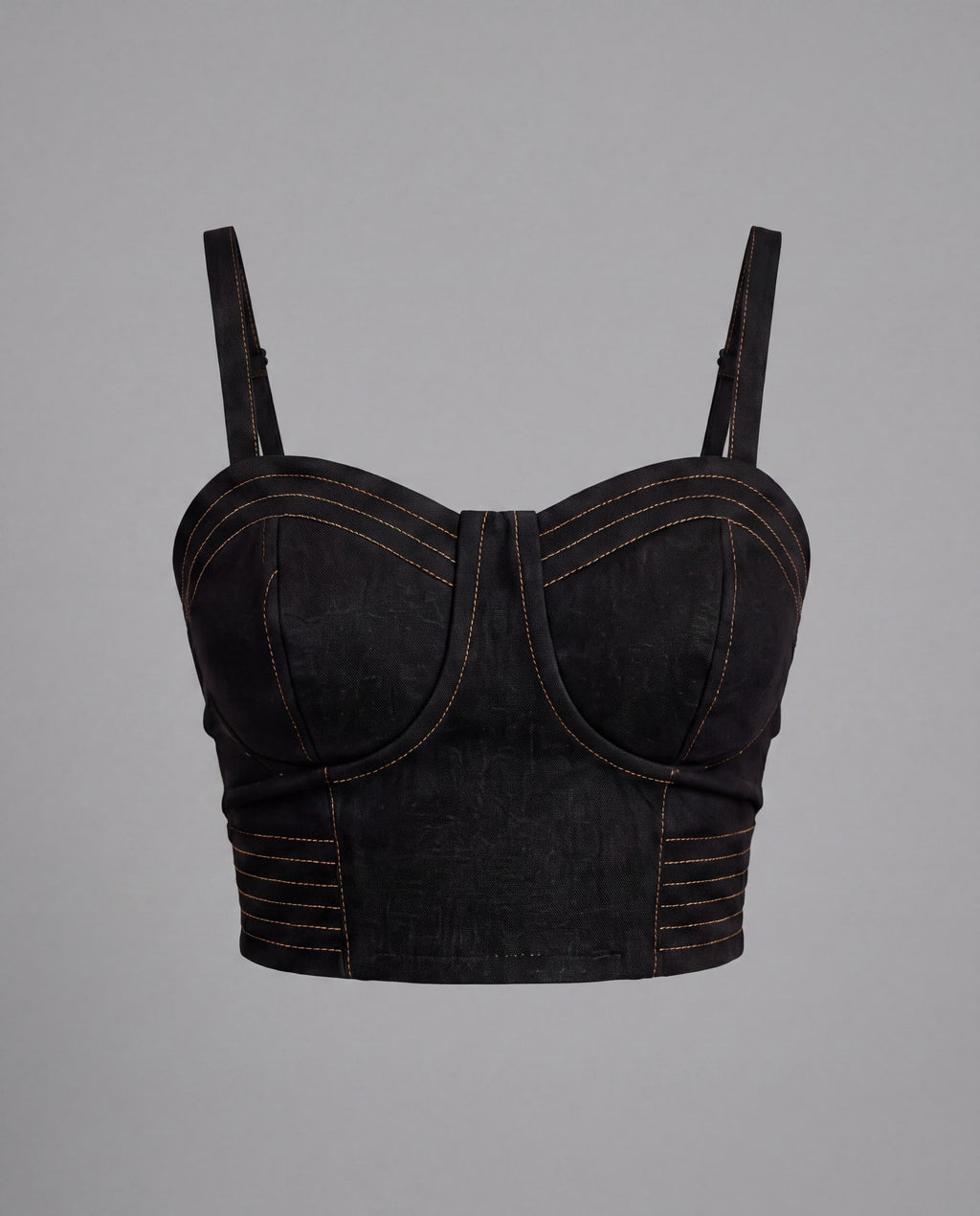 Cropped Lunna Preto frontal